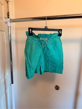 Women’s Teal Drawstring Swim Shorts
